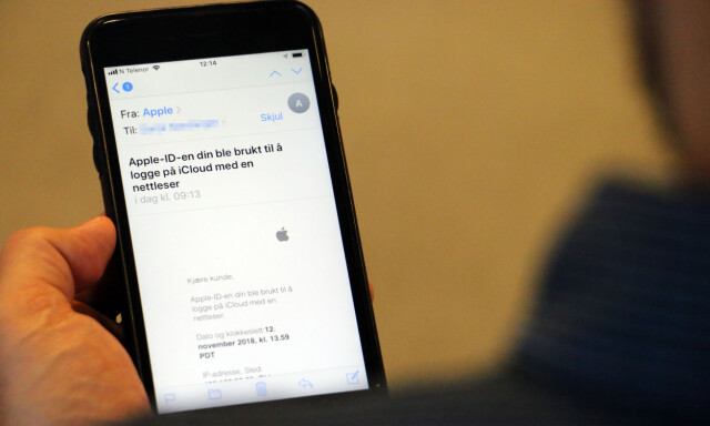 Ny svindel: Denne e-posten fra «Apple» er farlig lik originalen